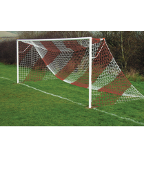 Red Striped Goal Nets Red/White Goal Nets